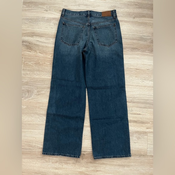 NWT Madewell Women’s Low-Slung Baggy Jeans Fennbrook Wash Rigid - Size 26 - Picture 10 of 11